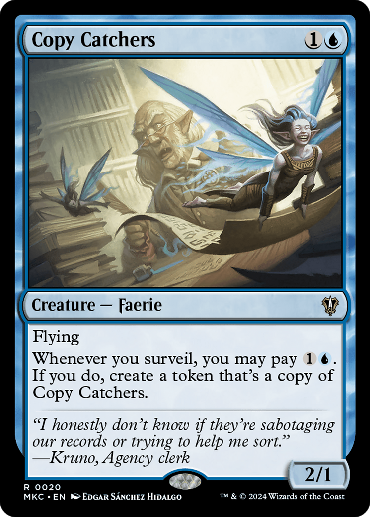 Copy Catchers (MKC-020) [Murders at Karlov Manor Commander] MTG Single Wizards of the Coast
