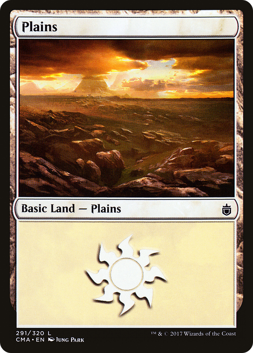 Plains (CMA-291) [Commander Anthology] MTG Single Wizards of the Coast