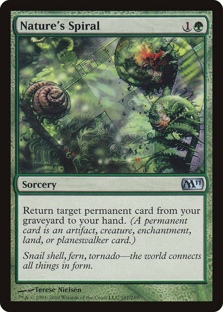 Nature's Spiral (M11-187) [Magic 2011] MTG Single Wizards of the Coast