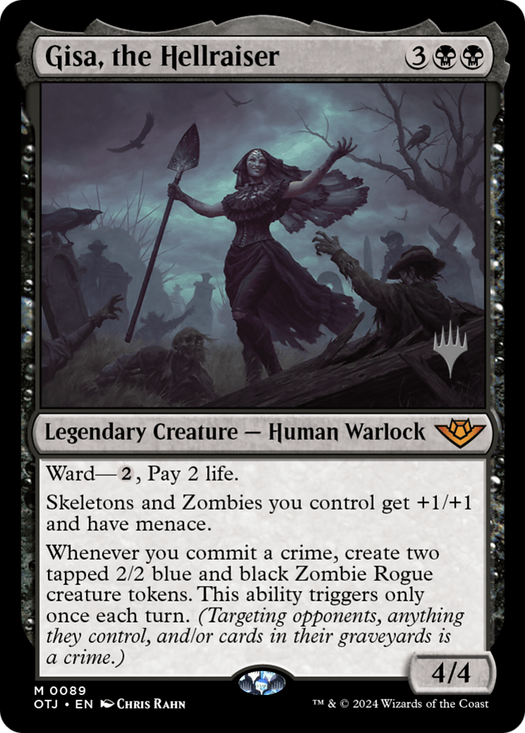 Gisa, the Hellraiser (PPOTJ-089) [Outlaws of Thunder Junction Promos] MTG Single Wizards of the Coast