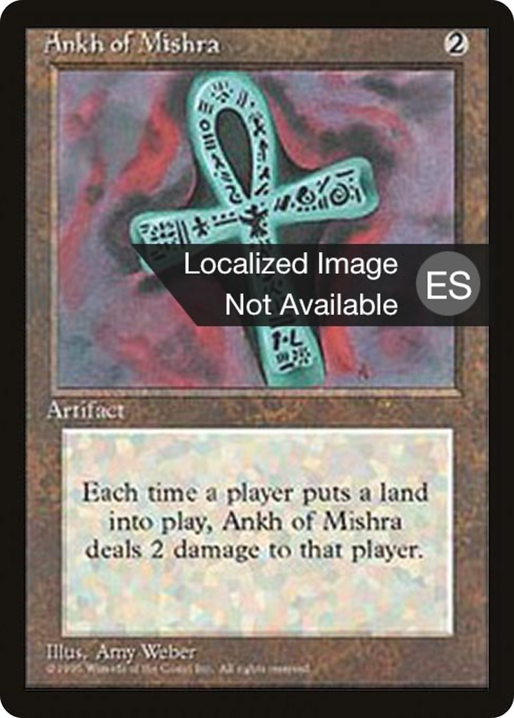 Ankh of Mishra (4BB-) [Fourth Edition Foreign Black Border] MTG Single Wizards of the Coast