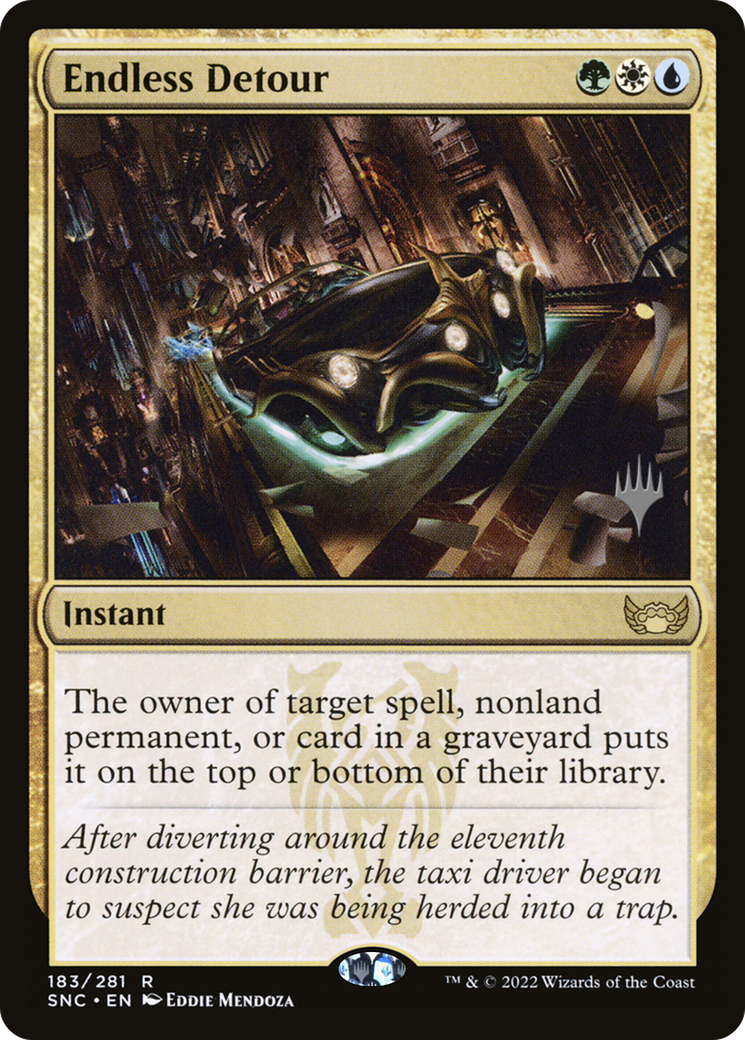 Endless Detour (PPSNC-183P) [Streets of New Capenna Promos] Foil MTG Single Wizards of the Coast