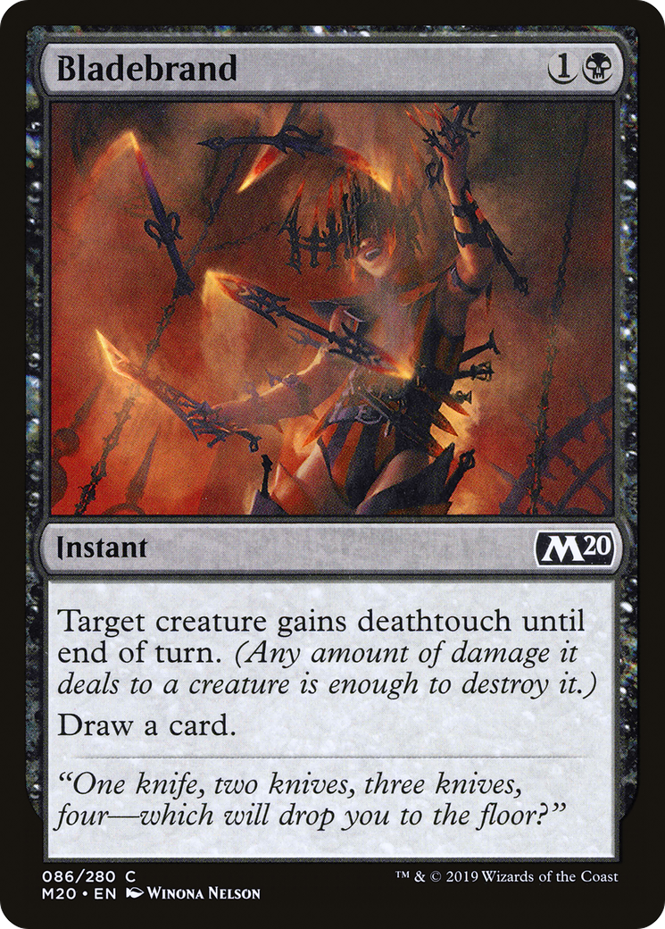 Bladebrand (M20-086) [Core Set 2020] Foil MTG Single Wizards of the Coast