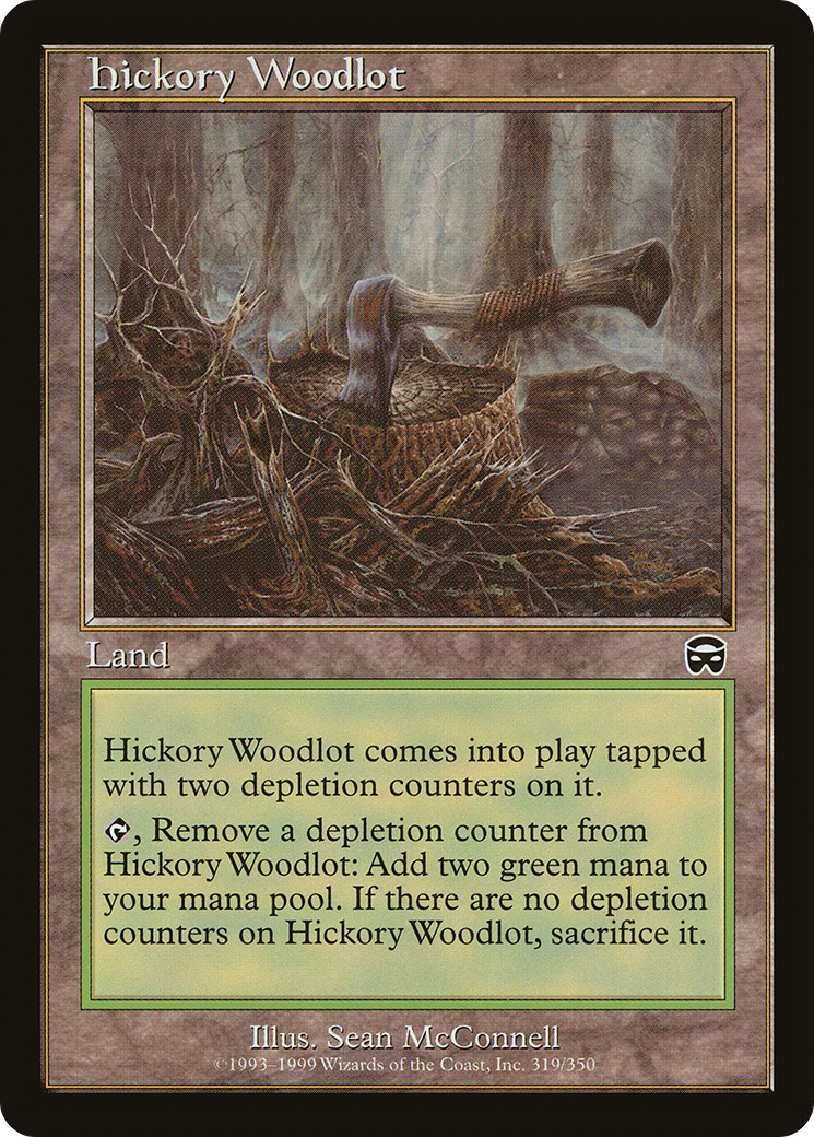 Hickory Woodlot (MMQ-319) [Mercadian Masques] Foil MTG Single Wizards of the Coast