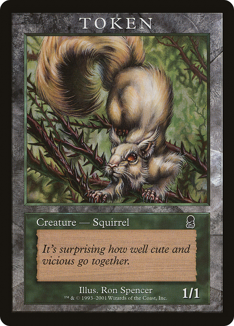 Squirrel Token (ODY) (MPRP-) [Misc] Magic Player Rewards 2002 MTG Single Wizards of the Coast