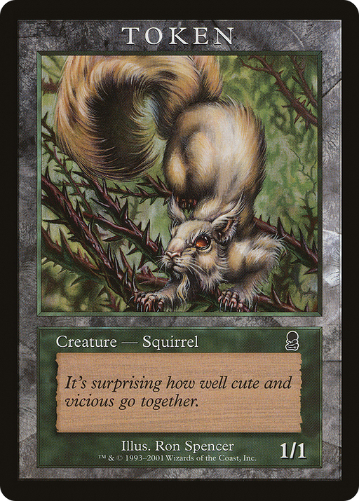 Squirrel Token (ODY) (MPRP-) [Misc] Magic Player Rewards 2002 MTG Single Wizards of the Coast