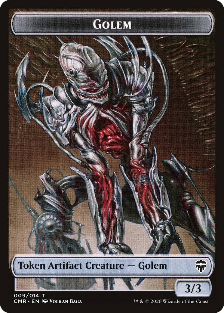 Golem (CMR-009) [Tokens] Commander Legends Tokens MTG Single Wizards of the Coast