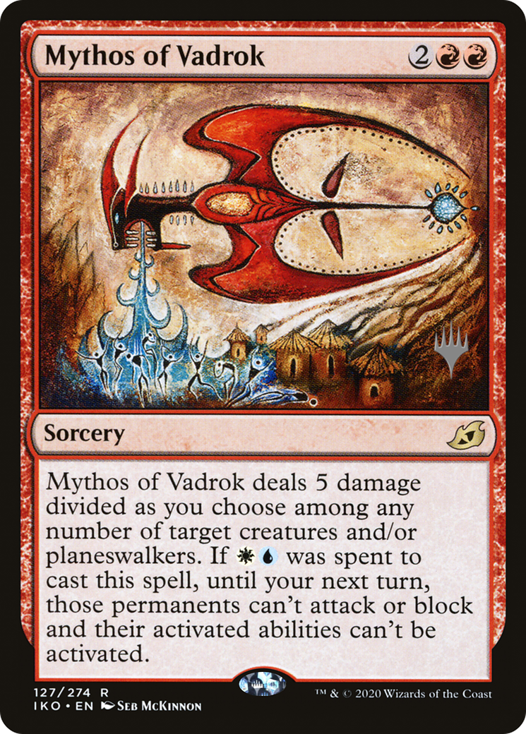 Mythos of Vadrok (PPIKO-127P) [Ikoria: Lair of Behemoths Promos] MTG Single Wizards of the Coast