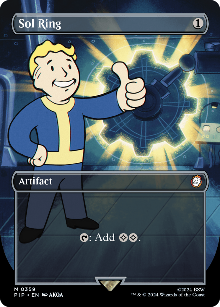 Sol Ring (PIP-359) [Fallout] (Borderless) MTG Single Wizards of the Coast