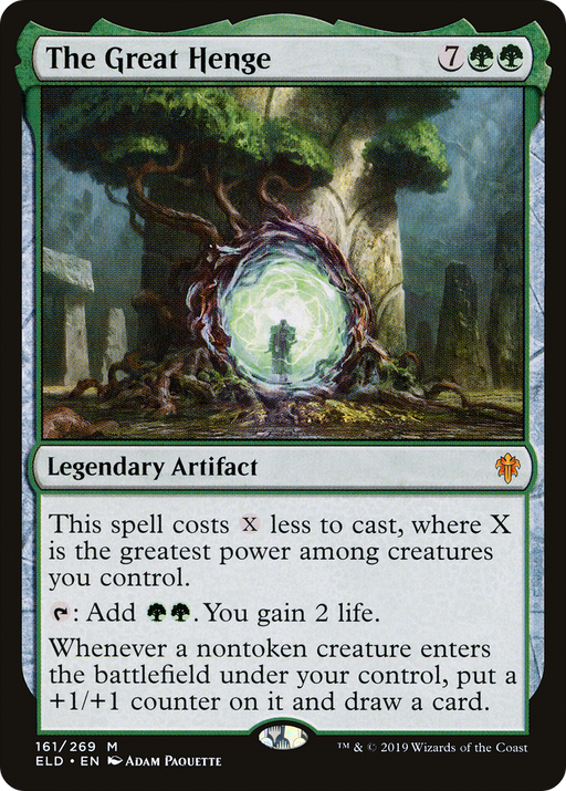 The Great Henge (ELD-161) [Throne of Eldraine] MTG Single Wizards of the Coast