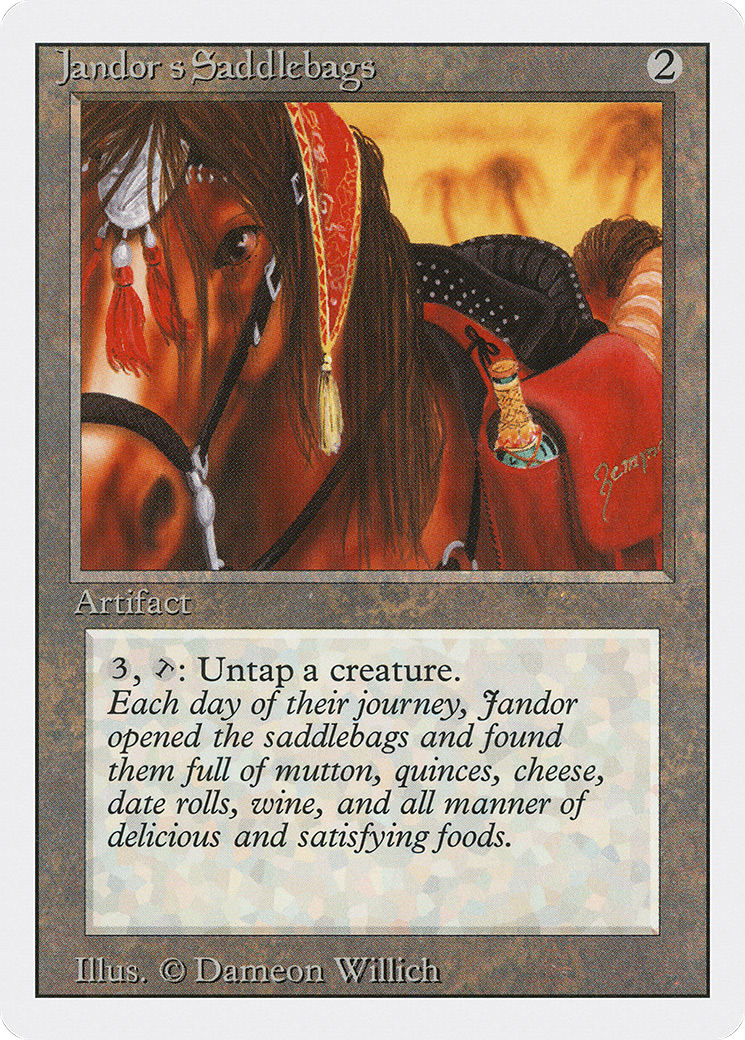 Jandor's Saddlebags (3ED-257) [Revised Edition] MTG Single Wizards of the Coast
