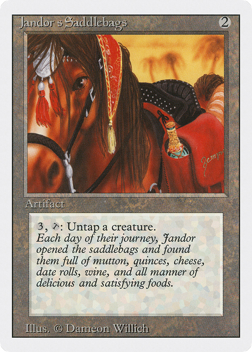 Jandor's Saddlebags (3ED-257) [Revised Edition] MTG Single Wizards of the Coast