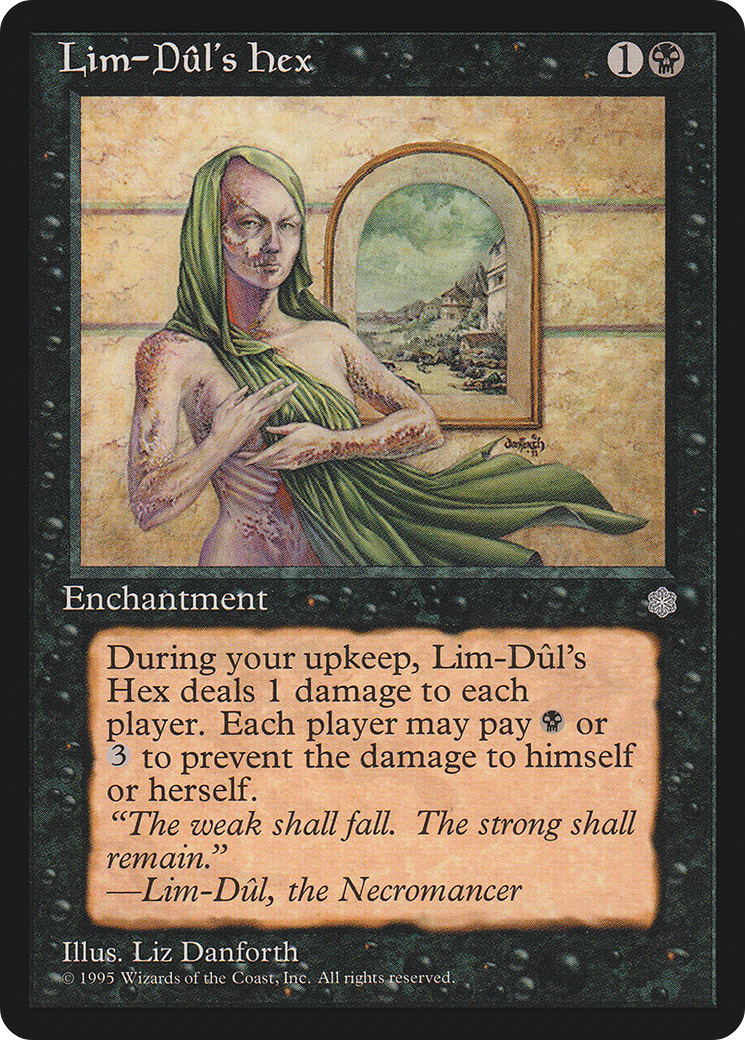 Lim-Dûl's Hex (ICE-146) [Ice Age] MTG Single Wizards of the Coast