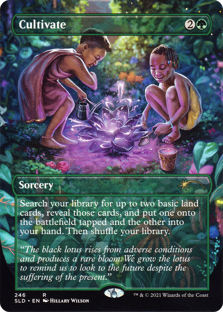 Cultivate (SLD-246) [Secret Lair] Drop (Borderless) MTG Single Wizards of the Coast