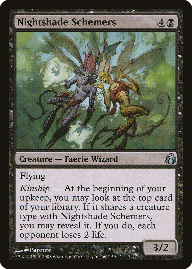 Nightshade Schemers (MOR-069) [Morningtide] Foil MTG Single Wizards of the Coast