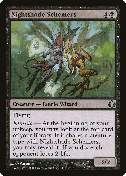 Nightshade Schemers (MOR-069) [Morningtide] MTG Single Wizards of the Coast