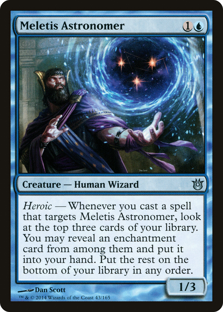 Meletis Astronomer (BNG-043) [Born of the Gods] MTG Single Wizards of the Coast