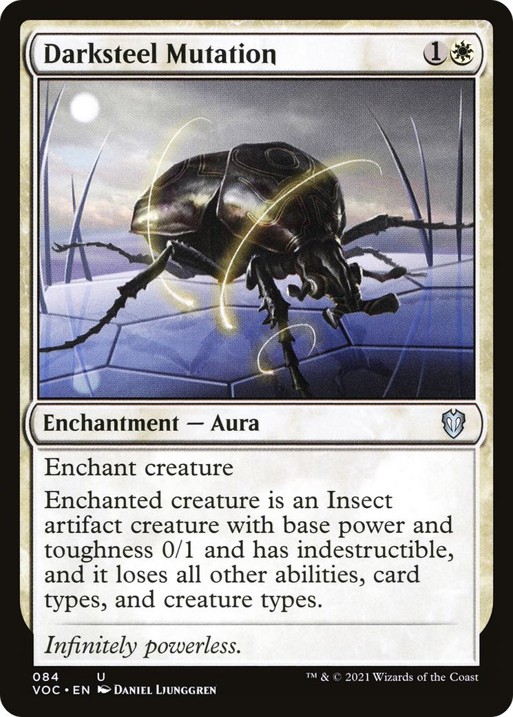 Darksteel Mutation (VOC-084) [Crimson Vow Commander] MTG Single Wizards of the Coast