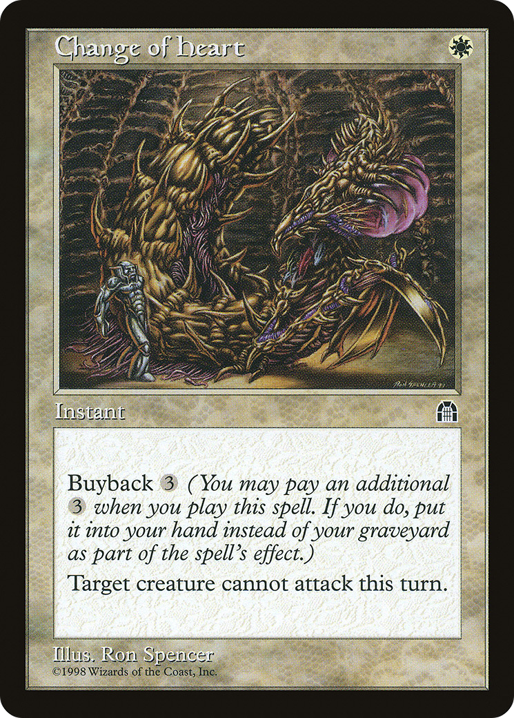 Change of Heart (STH-003) [Stronghold] MTG Single Wizards of the Coast