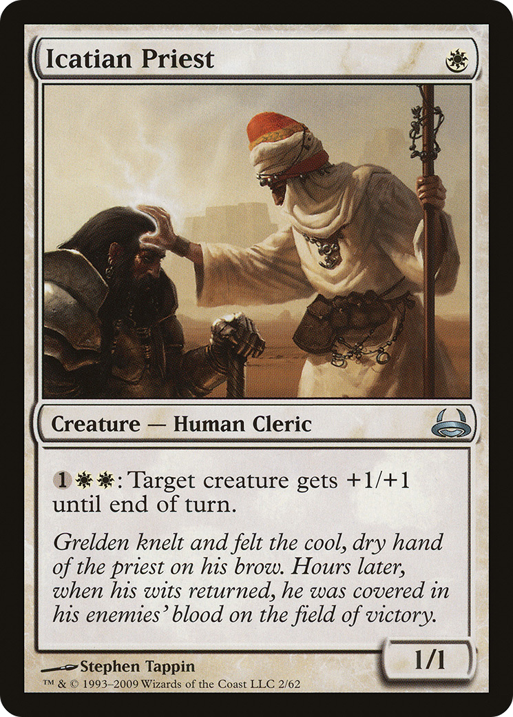 Icatian Priest (DDC-002) [Misc] Duel Decks: Divine vs. Demonic MTG Single Wizards of the Coast