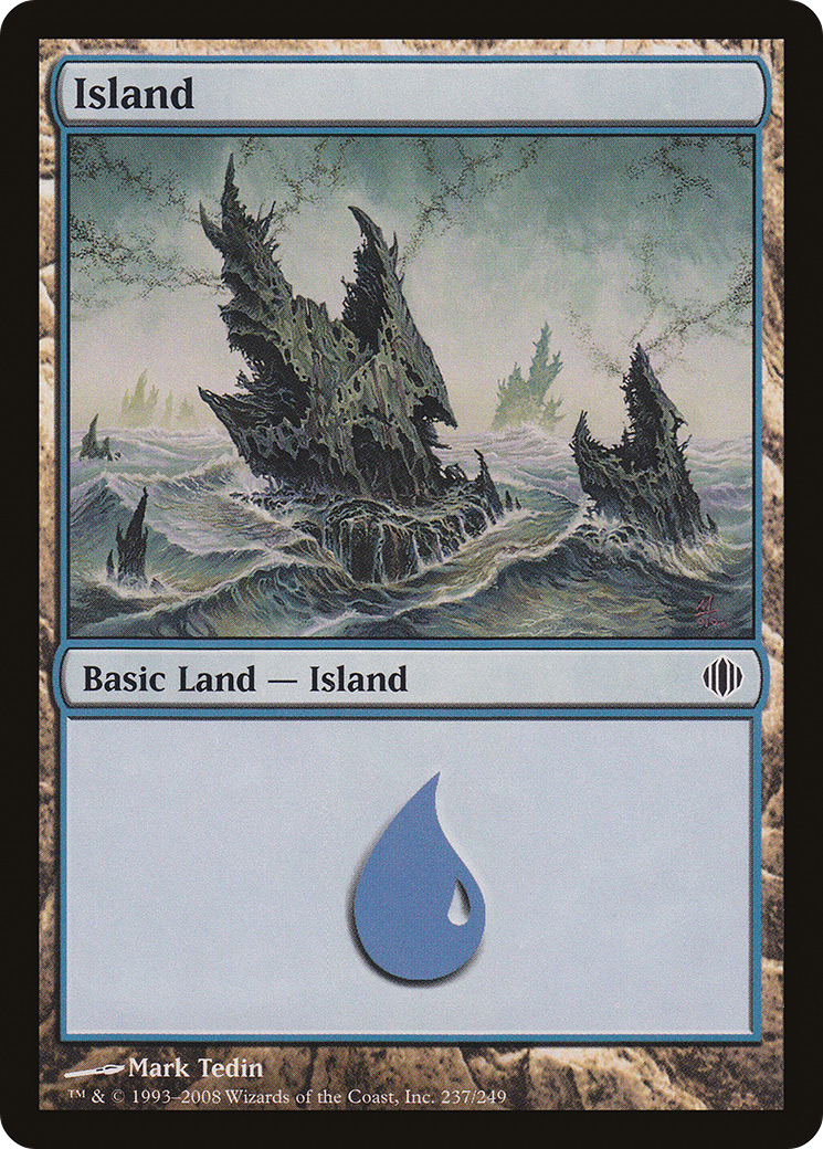Island (ALA-237) [Shards of Alara] Foil MTG Single Wizards of the Coast