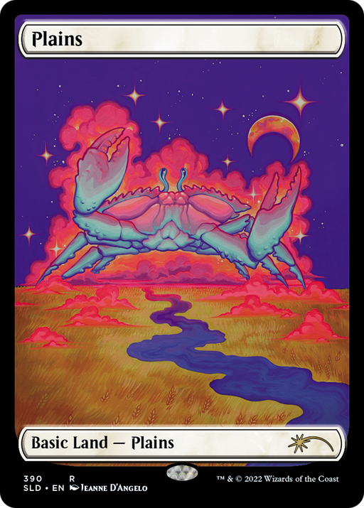 Plains (390) (SLD-390) [Secret Lair] Drop MTG Single Wizards of the Coast