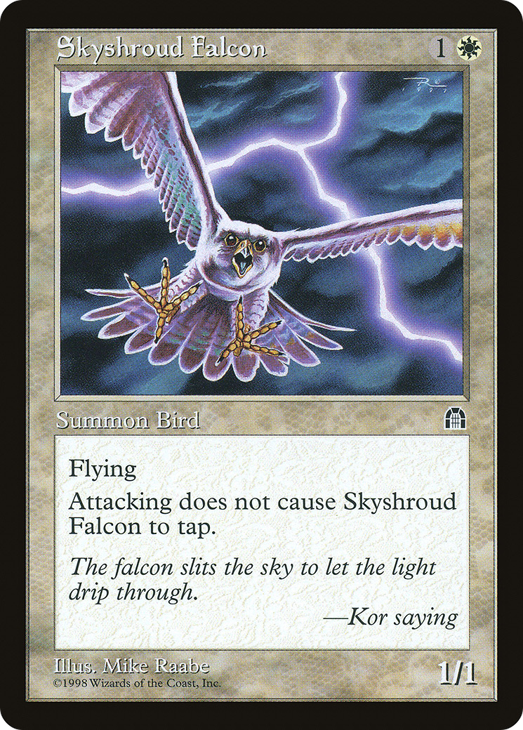 Skyshroud Falcon (STH-016) [Stronghold] MTG Single Wizards of the Coast