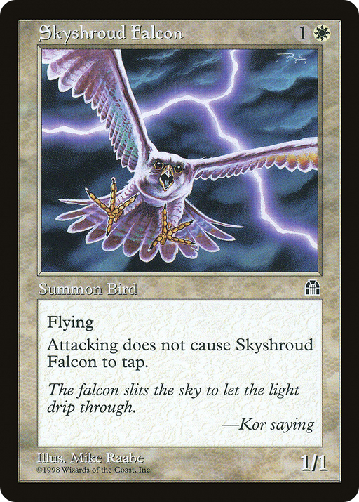 Skyshroud Falcon (STH-016) [Stronghold] MTG Single Wizards of the Coast