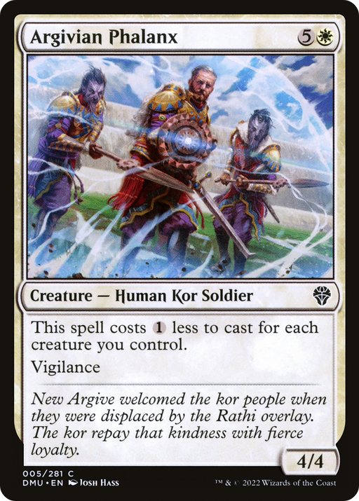 Argivian Phalanx (DMU-005) [Dominaria United] MTG Single Wizards of the Coast