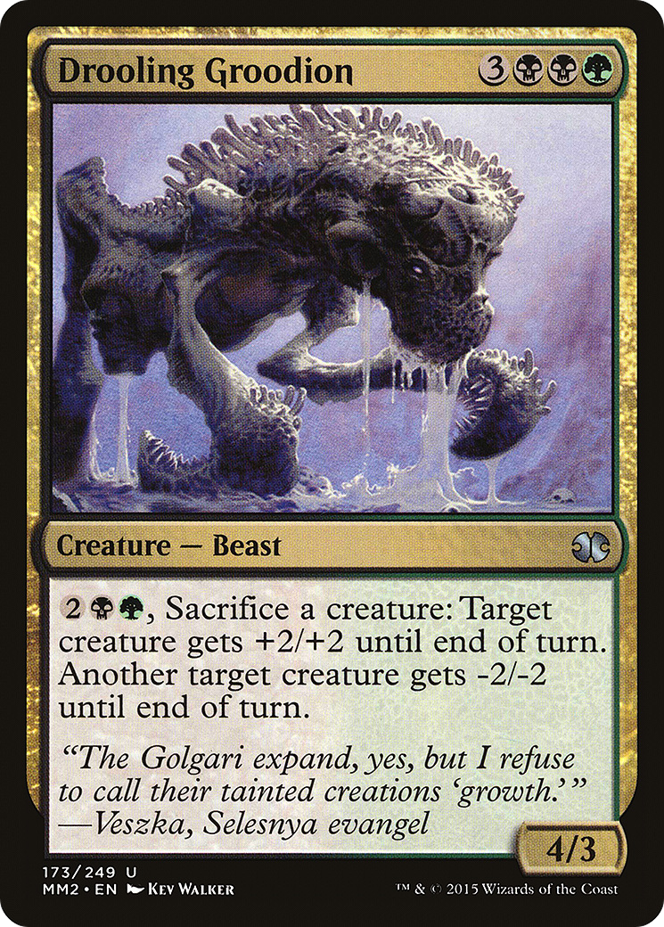 Drooling Groodion (MM2-173) [Modern Masters 2015] MTG Single Wizards of the Coast
