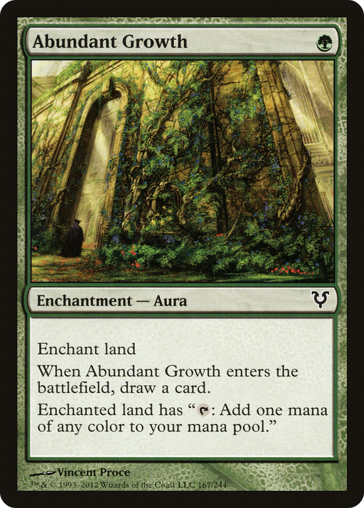 Abundant Growth (AVR-167) [Avacyn Restored] Foil MTG Single Wizards of the Coast