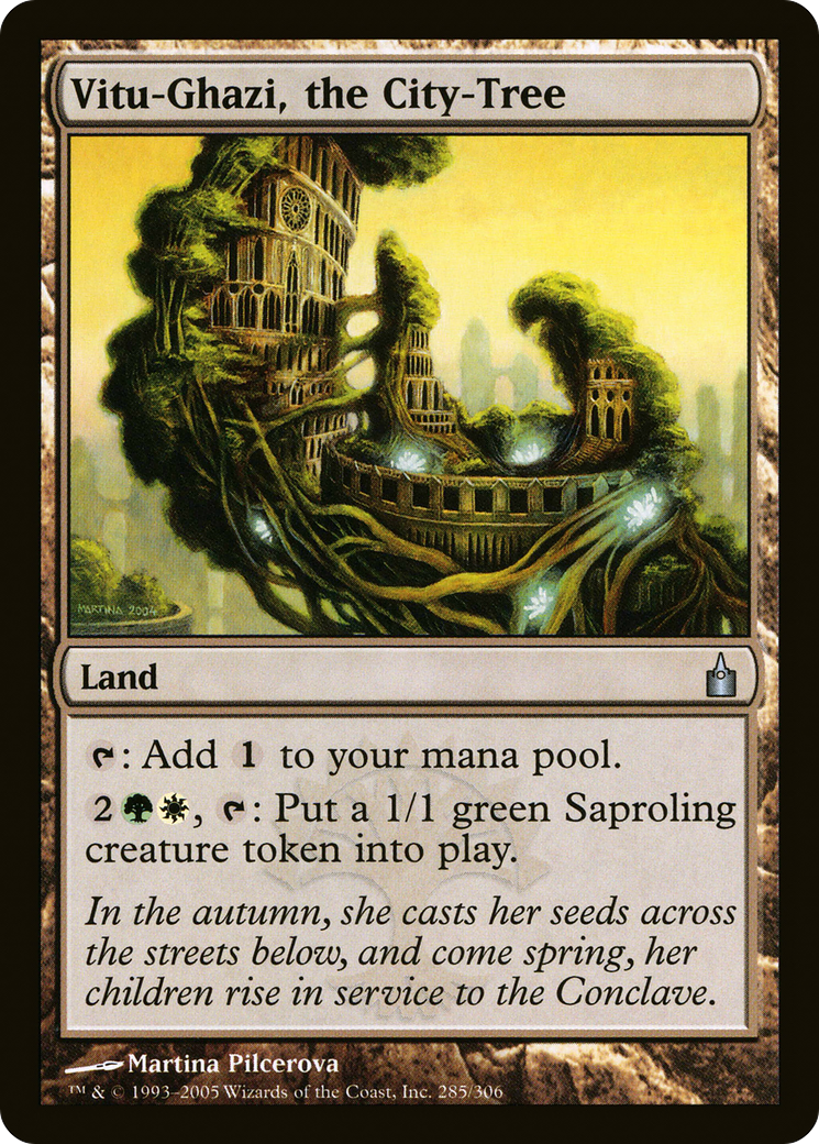 Vitu-Ghazi, the City-Tree (RAV-285) [Ravnica: City of Guilds] Foil MTG Single Wizards of the Coast