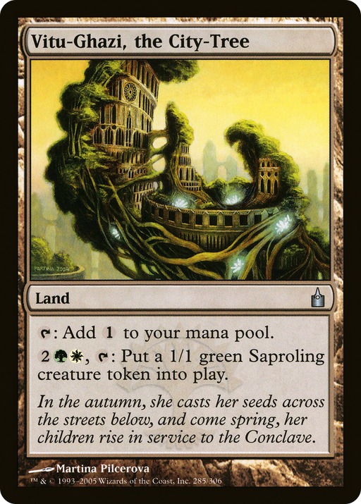 Vitu-Ghazi, the City-Tree (RAV-285) [Ravnica: City of Guilds] MTG Single Wizards of the Coast