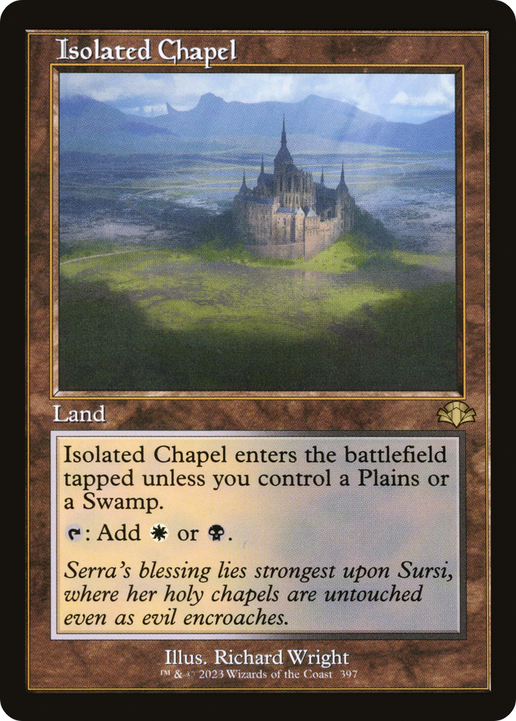 Isolated Chapel (DMR-397) [Dominaria Remastered] Foil MTG Single Wizards of the Coast