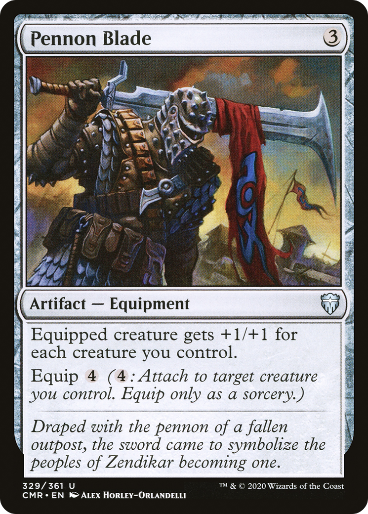 Pennon Blade (CMR-329) [Commander Legends] MTG Single Wizards of the Coast