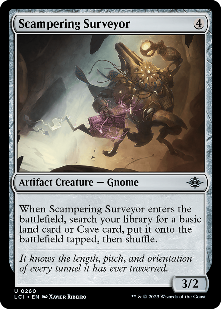 Scampering Surveyor (LCI-260) [The Lost Caverns of Ixalan] Foil MTG Single Wizards of the Coast