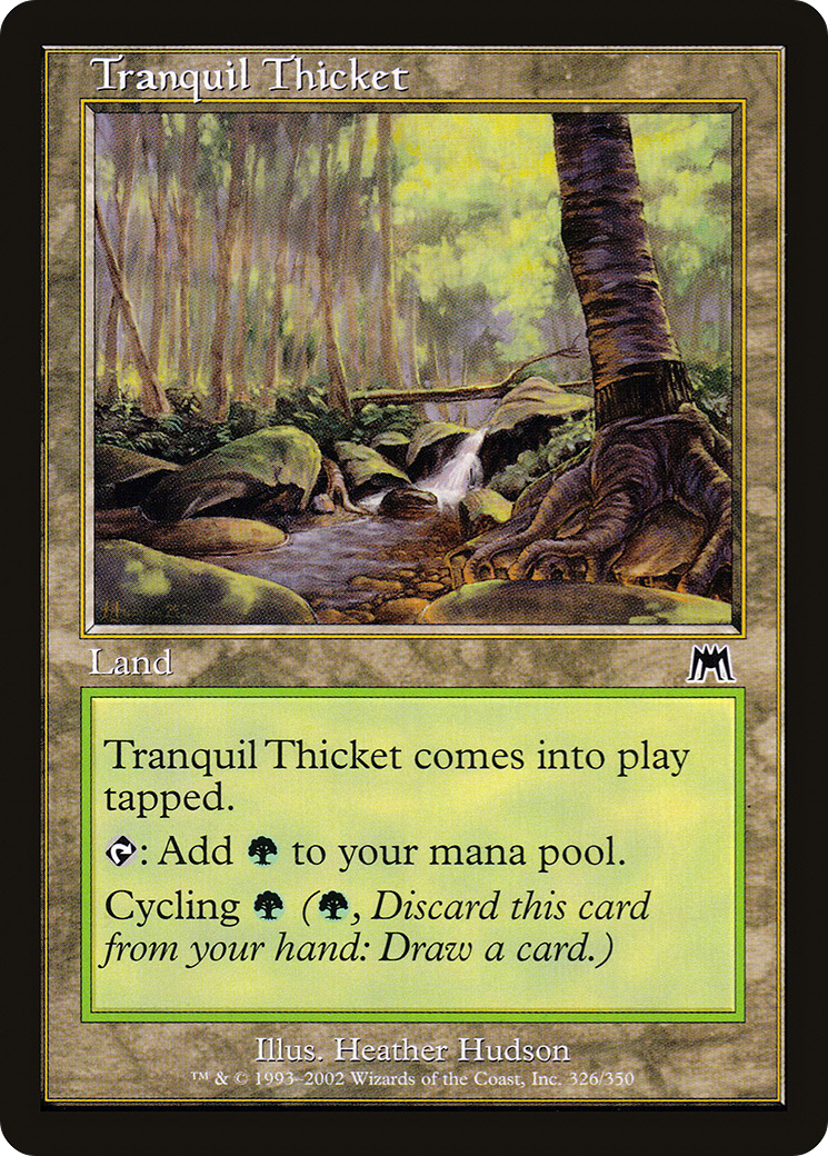 Tranquil Thicket (ONS-326) [Onslaught] Foil MTG Single Wizards of the Coast