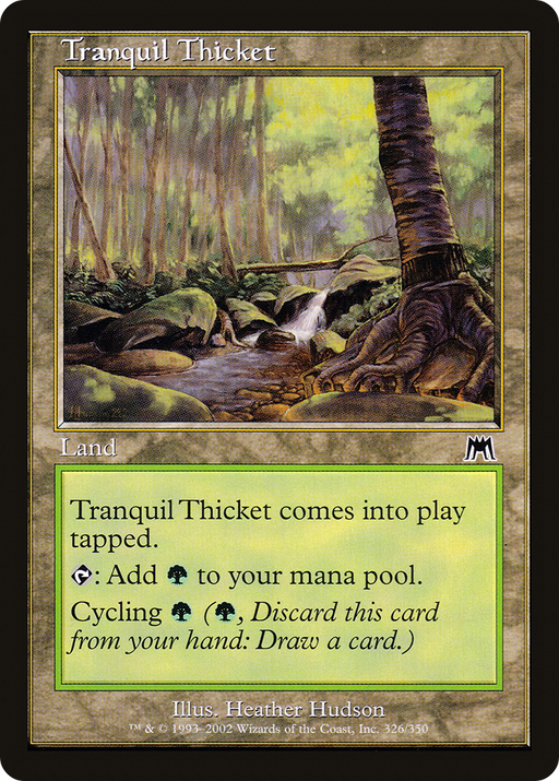 Tranquil Thicket (ONS-326) [Onslaught] Foil MTG Single Wizards of the Coast