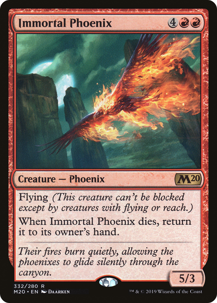Immortal Phoenix (M20-332) [Core Set 2020] MTG Single Wizards of the Coast