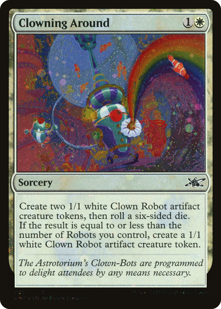 Clowning Around (Galaxy Foil) (UNF-292) [Unfinity] Foil MTG Single Wizards of the Coast