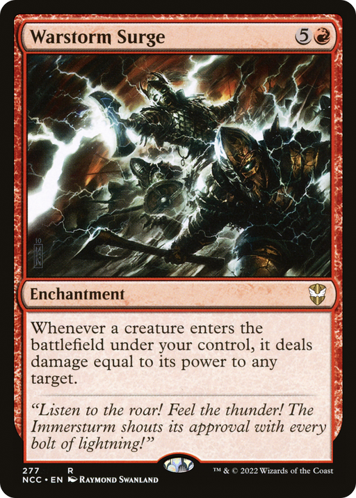 Warstorm Surge (NCC-277) [New Capenna Commander] MTG Single Wizards of the Coast