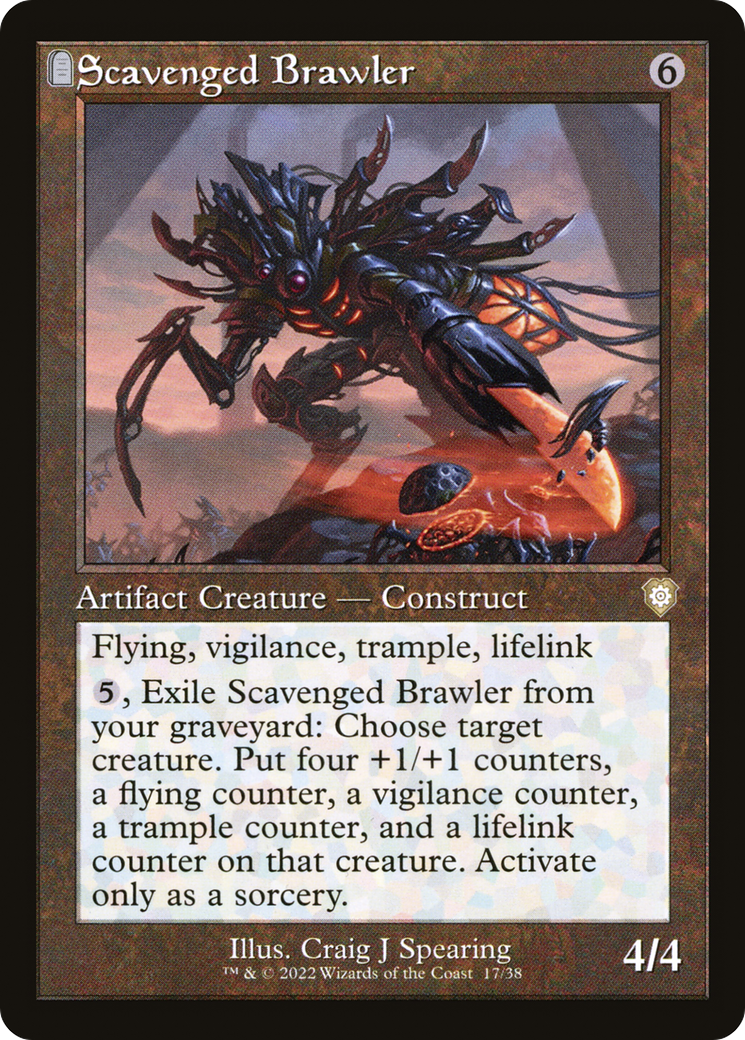 Scavenged Brawler (BRC-017) [The Brothers' War Commander] MTG Single Wizards of the Coast