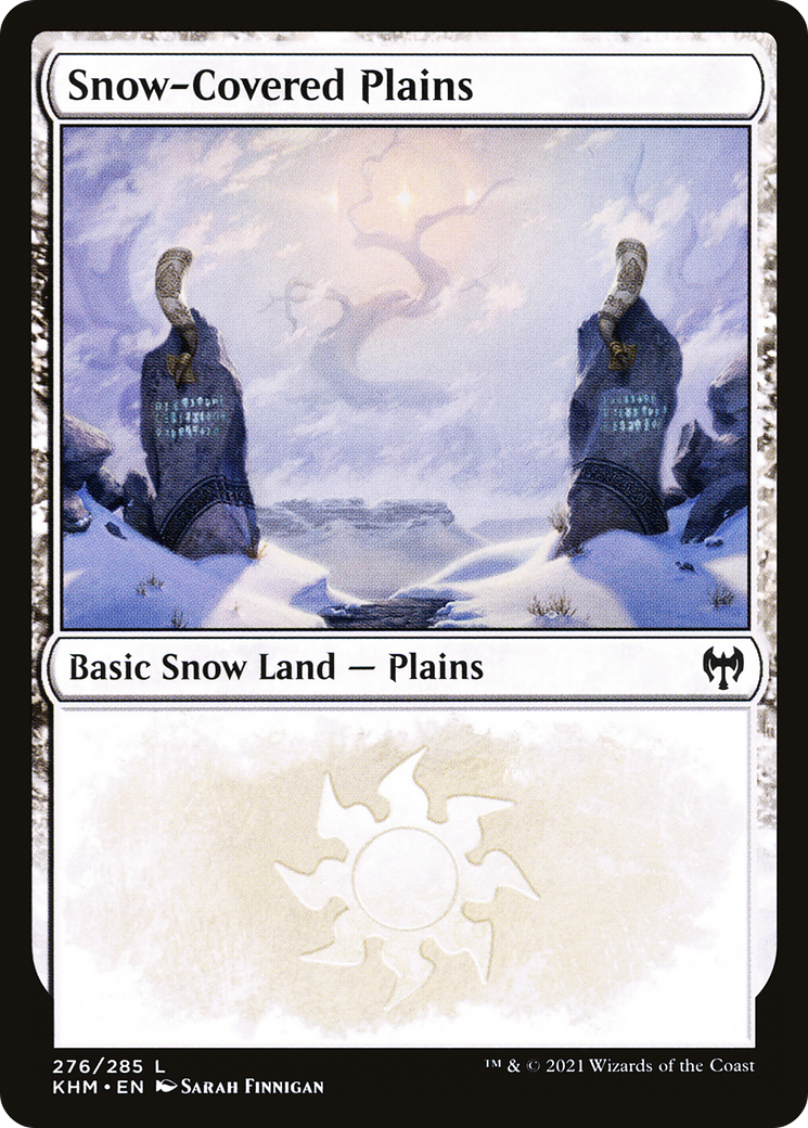 Snow-Covered Plains (KHM-276) [Kaldheim] MTG Single Wizards of the Coast