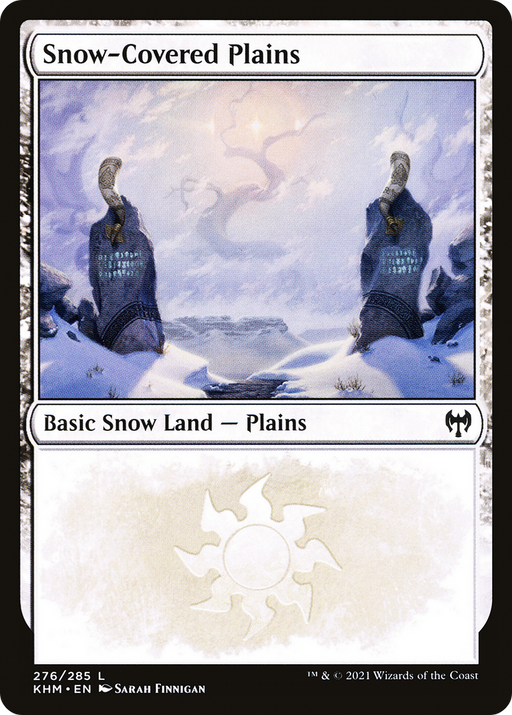 Snow-Covered Plains (KHM-276) [Kaldheim] MTG Single Wizards of the Coast