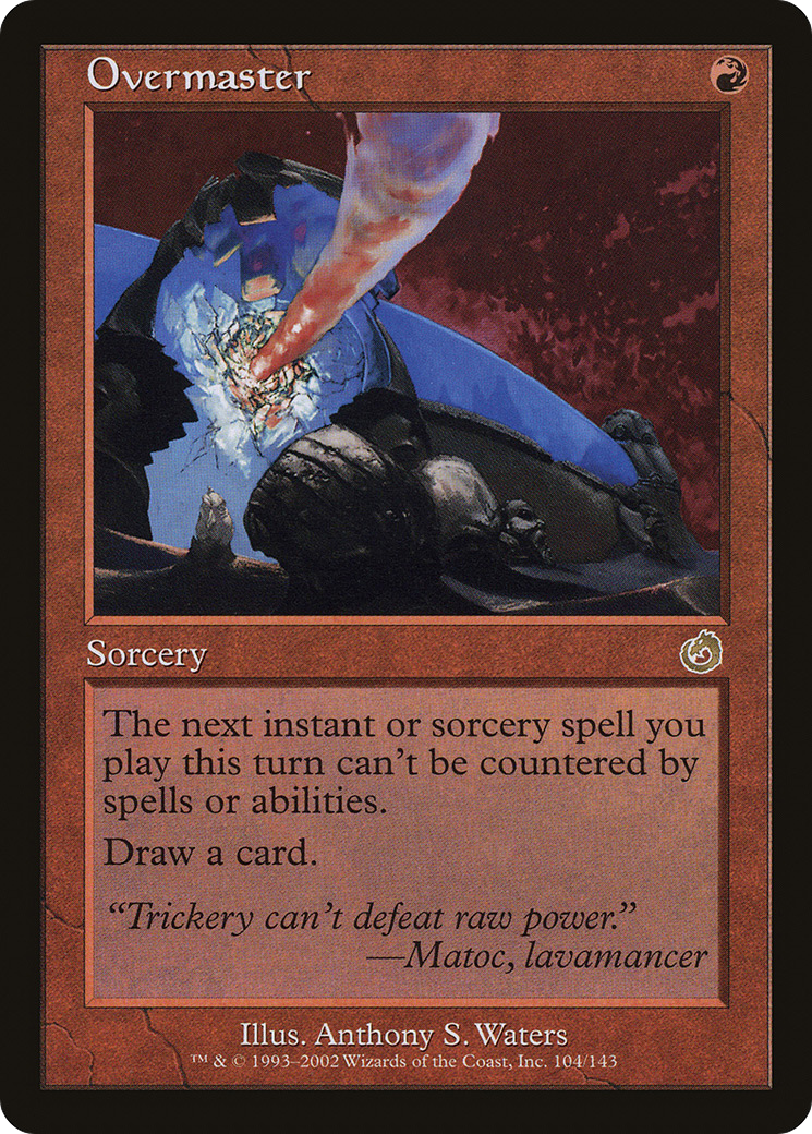 Overmaster (TOR-104) [Torment] Foil MTG Single Wizards of the Coast