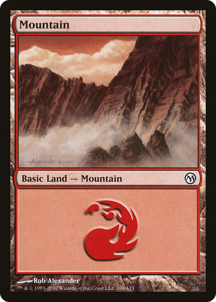 Mountain (106) (DPA-106) [Misc] Duels of the Planeswalkers MTG Single Wizards of the Coast
