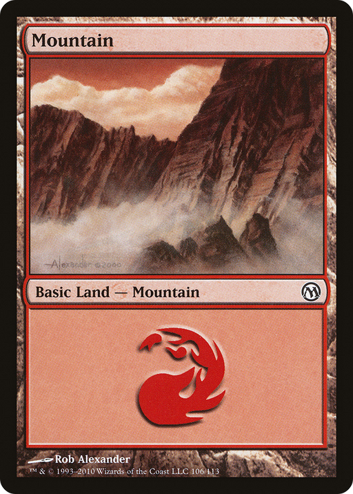 Mountain (106) (DPA-106) [Misc] Duels of the Planeswalkers MTG Single Wizards of the Coast
