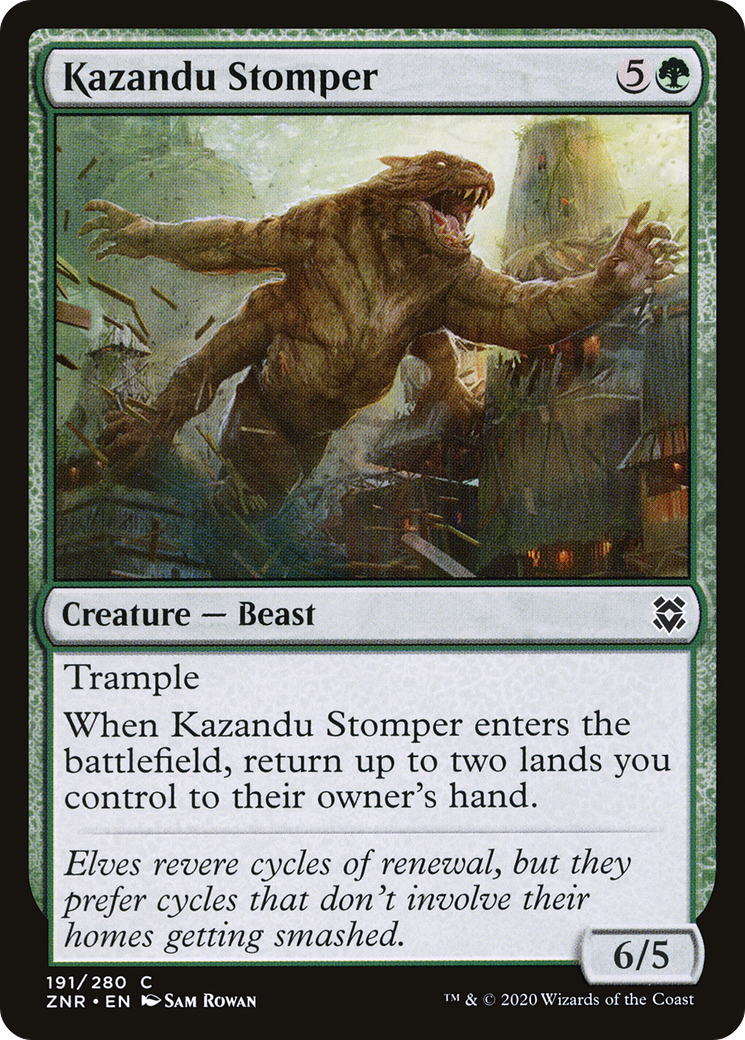 Kazandu Stomper (ZNR-191) [Zendikar Rising] MTG Single Wizards of the Coast