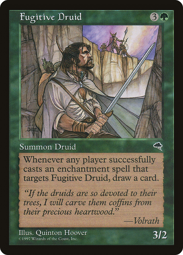 Fugitive Druid (TMP-229) [Tempest] MTG Single Wizards of the Coast