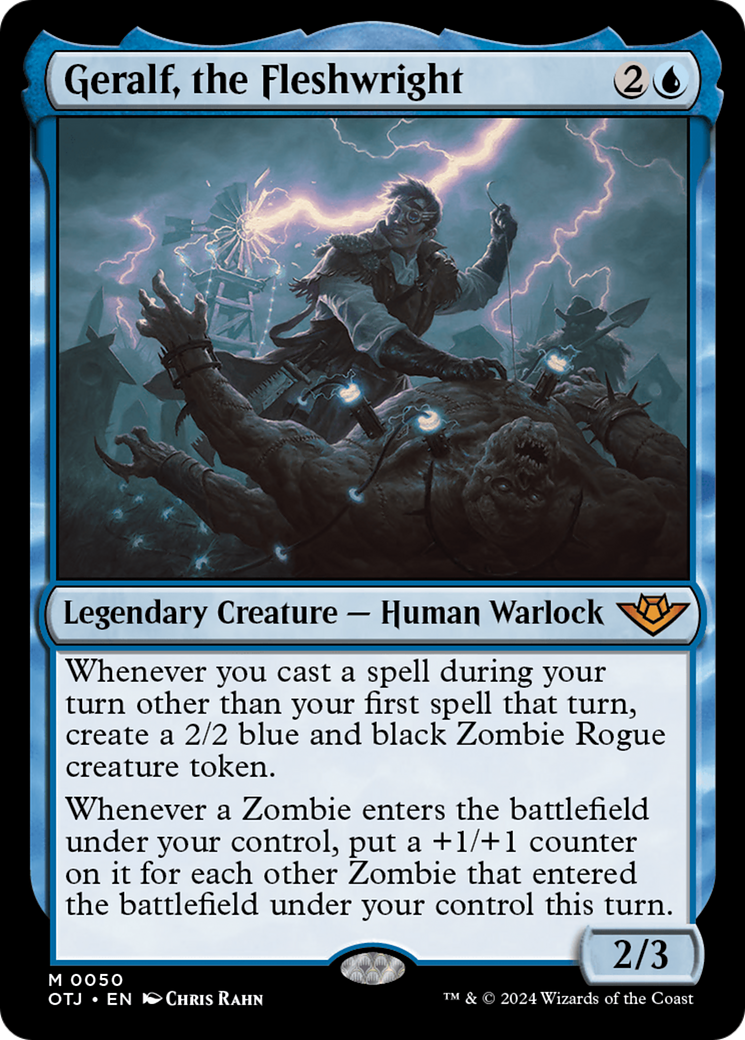 Geralf, the Fleshwright (OTJ-050) [Outlaws of Thunder Junction] Foil MTG Single Wizards of the Coast